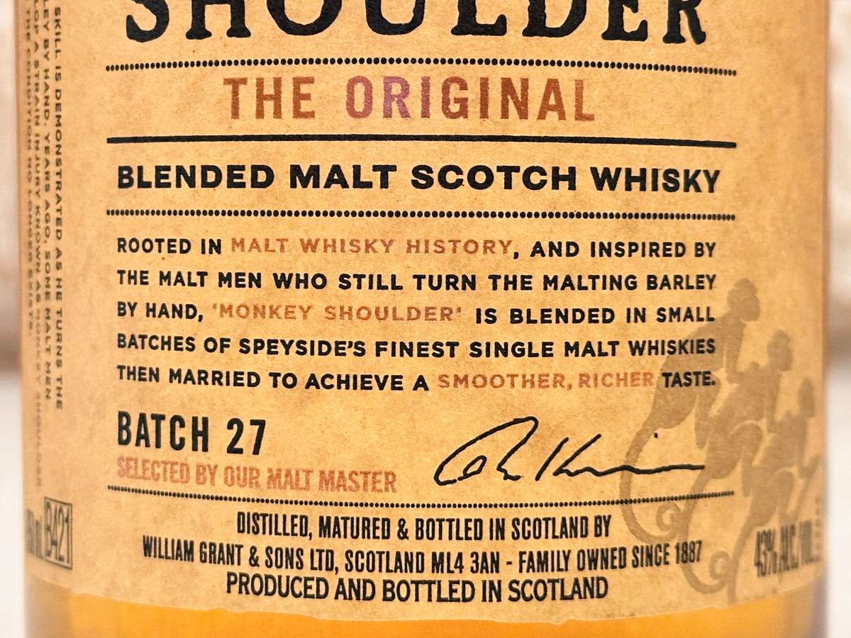 Monkey Shoulder Batch 27 Premium Scotch Whisky