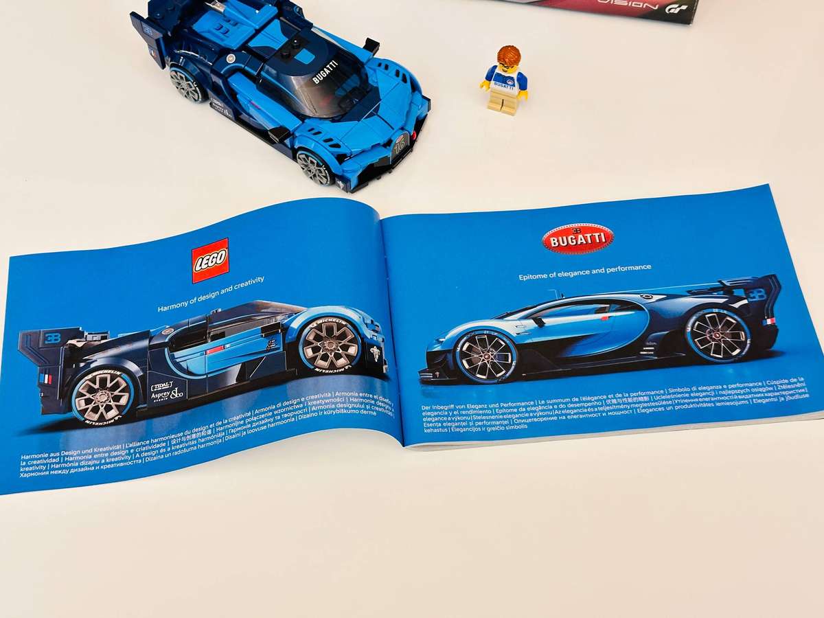 Lego Bugatti Vision Gran Turismo Collectable Model with Original Box