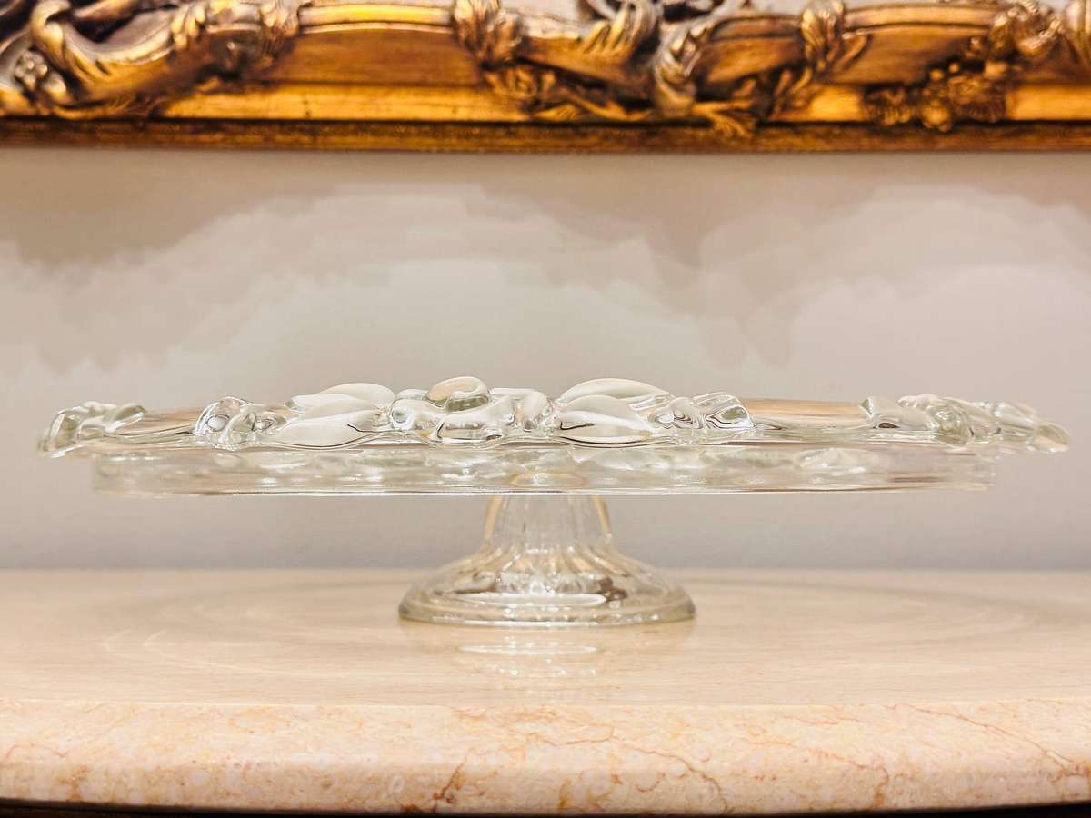 Exquisite Vintage Large Walther Glass Crystal Statement Piece