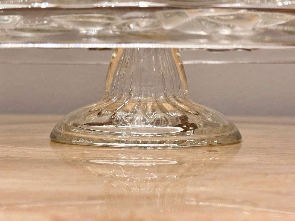 Exquisite Vintage Large Walther Glass Crystal Statement Piece