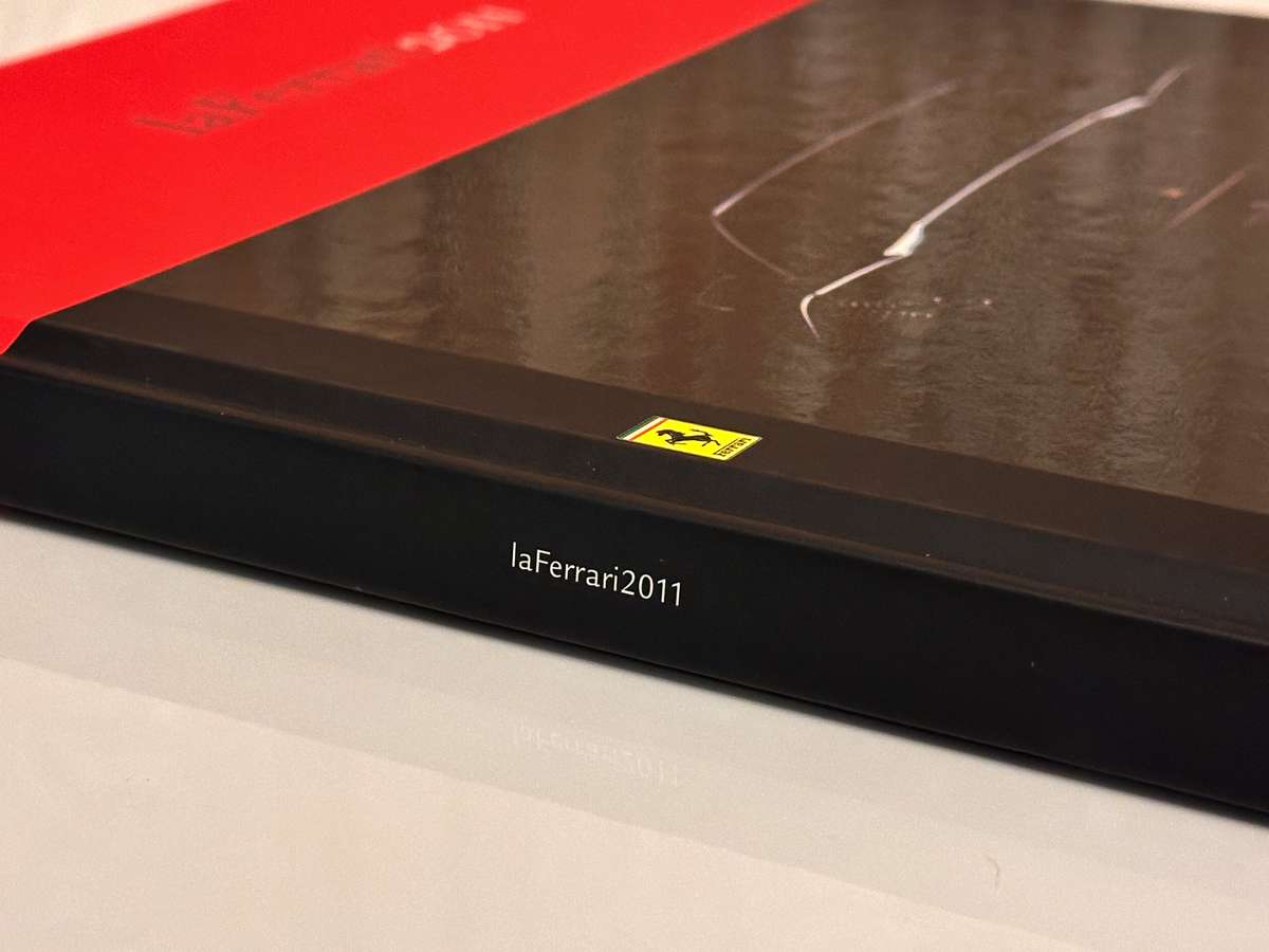 Ferrari La Ferrari 2011 Exclusive Collectors Memorabilia Hard Cover Year Book