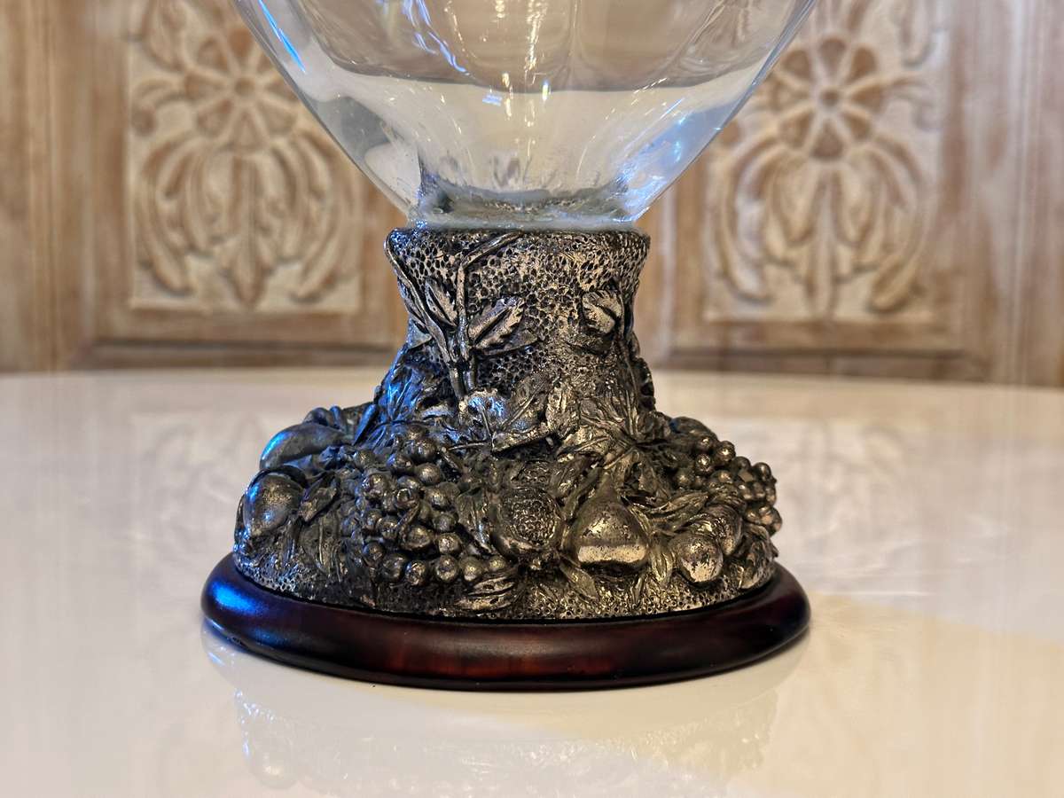 Large Ornate Vintage Statement Vase