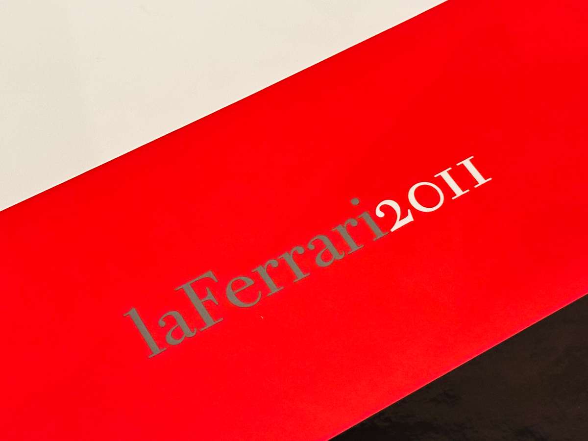 Ferrari La Ferrari 2011 Exclusive Collectors Memorabilia Hard Cover Year Book