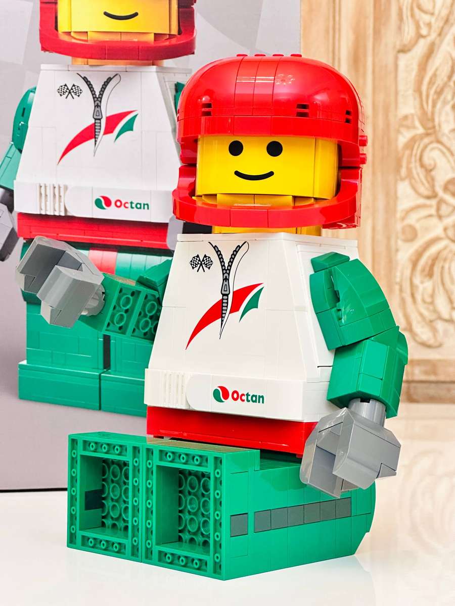 Lego Iconic Upscaled Racing Driver Minifigure Large Collectable Set with Original Box