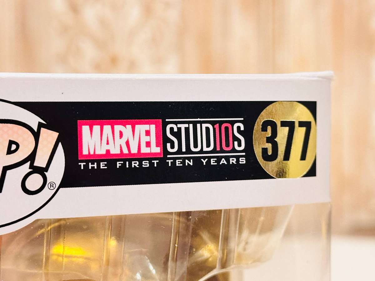 Captain America Marvel 10th Anniversary Rare Special Edition Funko Pop Bobble Head with Box