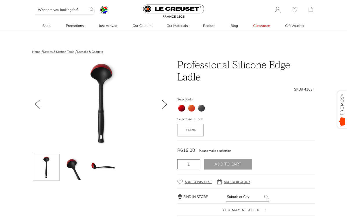 Le Creuset Professional Silicone Edge Ladle
