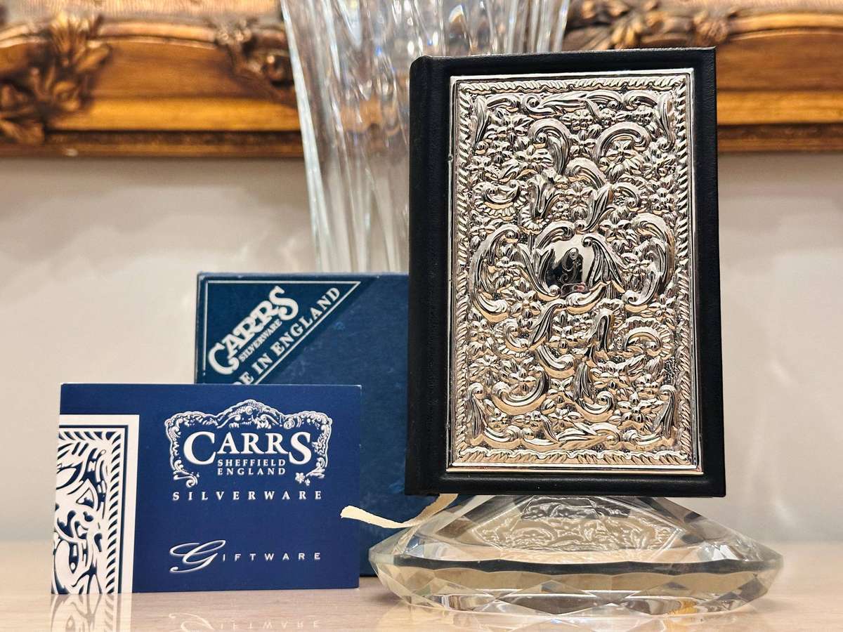 Vintage Carrs Sheffield Hallmarked Sterling Silver Limited Millennium Edition Bible Collectable