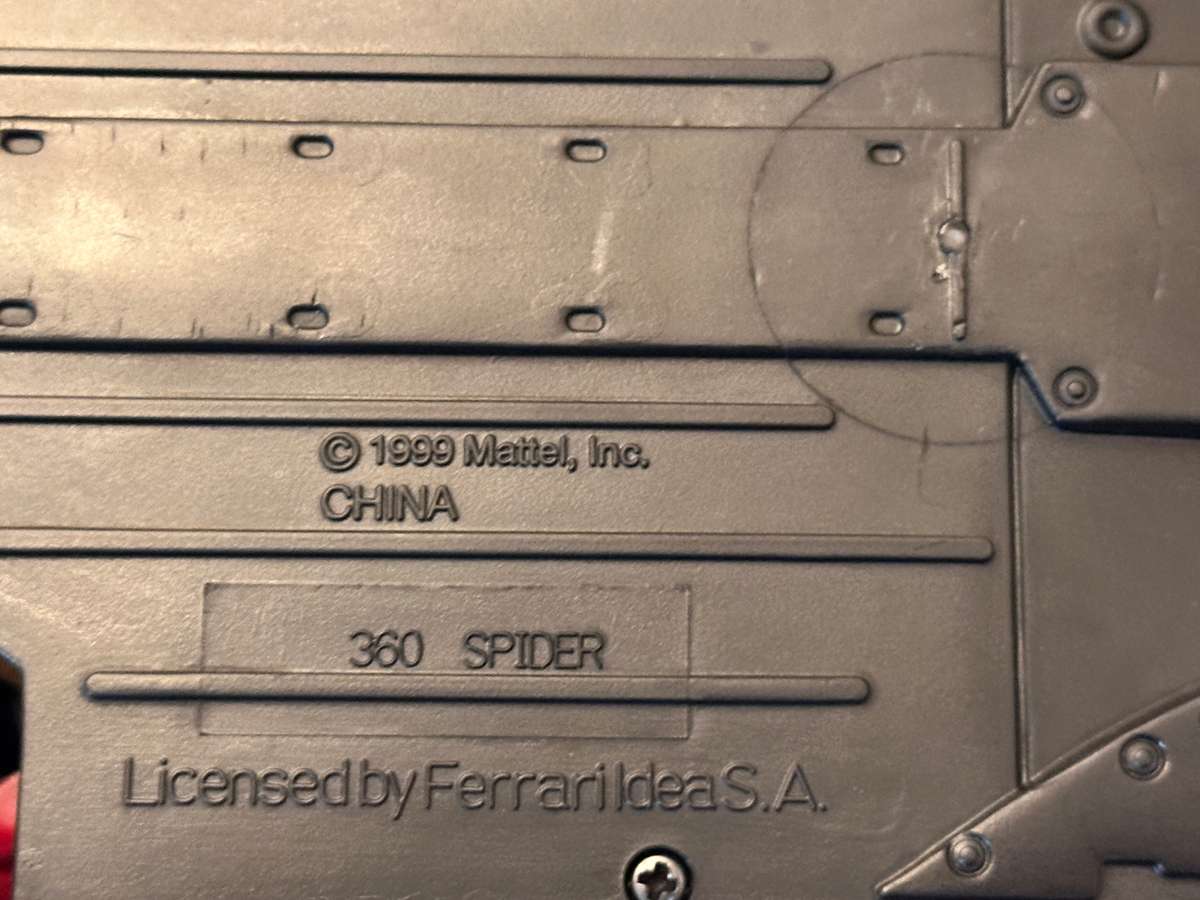 FERRARI 360 Spider 1:18 Hot Wheels Vintage Model Car