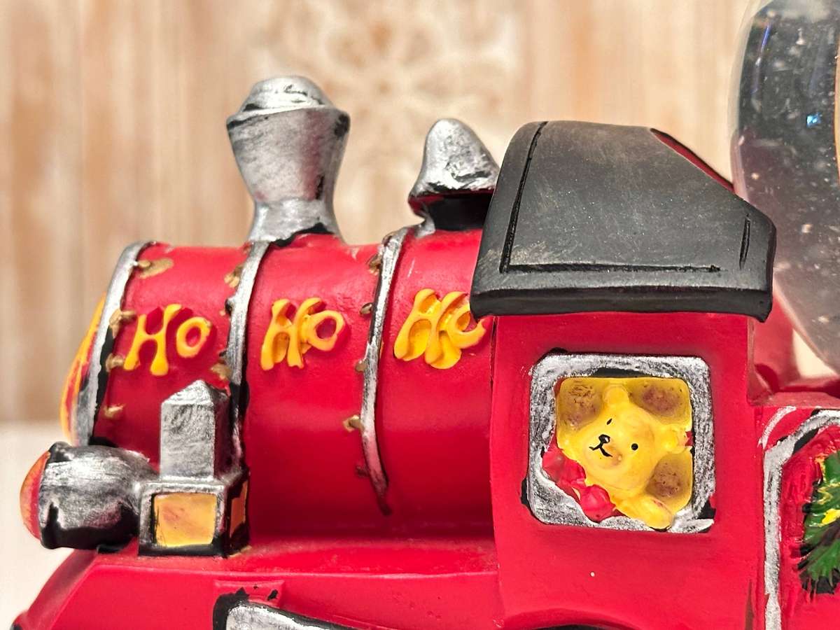 Vintage Signature Holiday Collection Large Musical Train Snow Globe with Lights