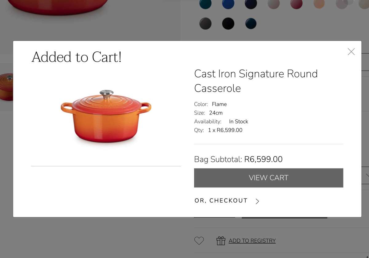 Le Creuset Cast Iron Iconic Signature Large 24cm Round Casserole