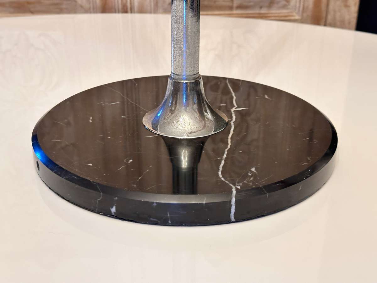 Opulent CRYSTAL Statement Floor standing Lamp With Marble Base