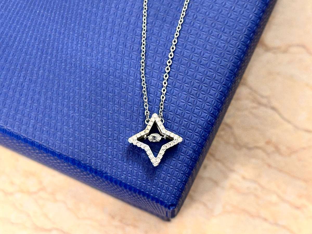 Swarovski Dangling Statement Necklace