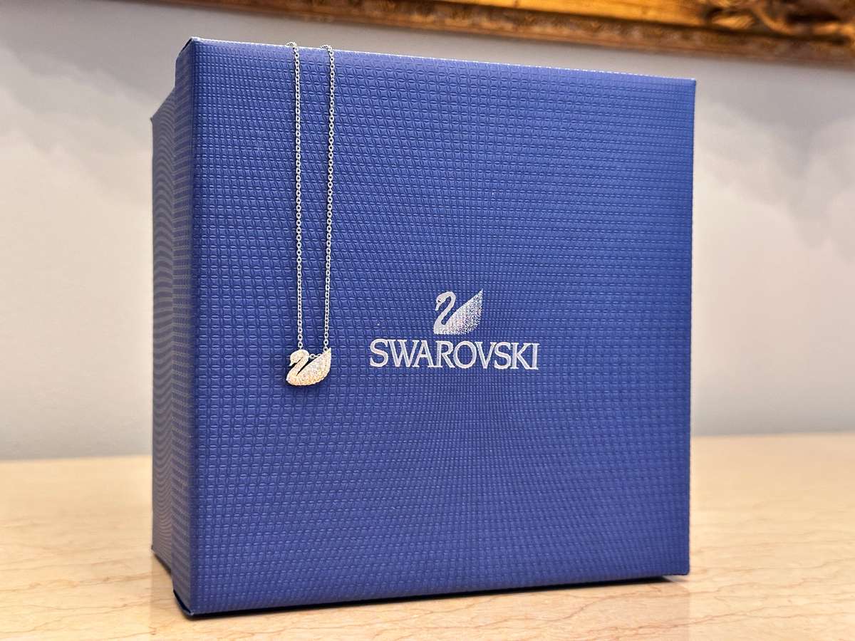 Swarovski Iconic Swan Statement Necklace