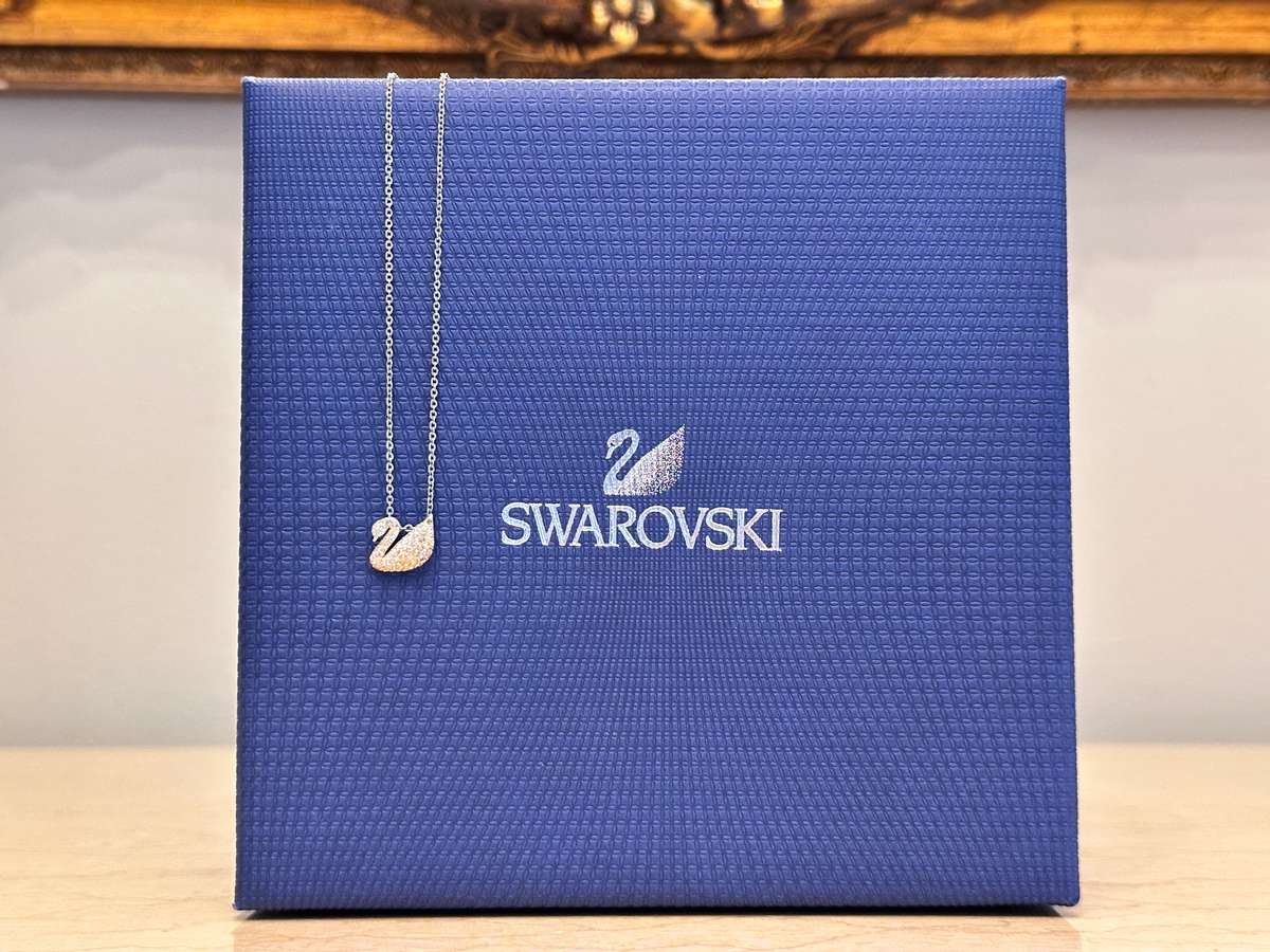 Swarovski Iconic Swan Statement Necklace