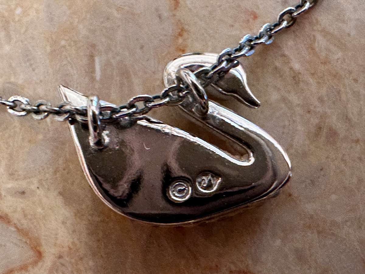 Swarovski Iconic Swan Statement Necklace