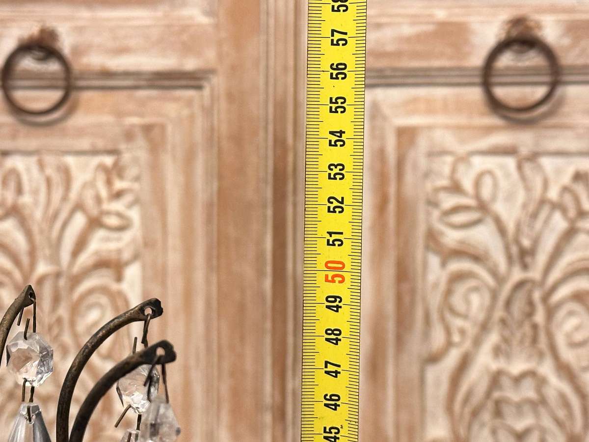 Vintage Exquisite Large Crystal Statement Candelabra