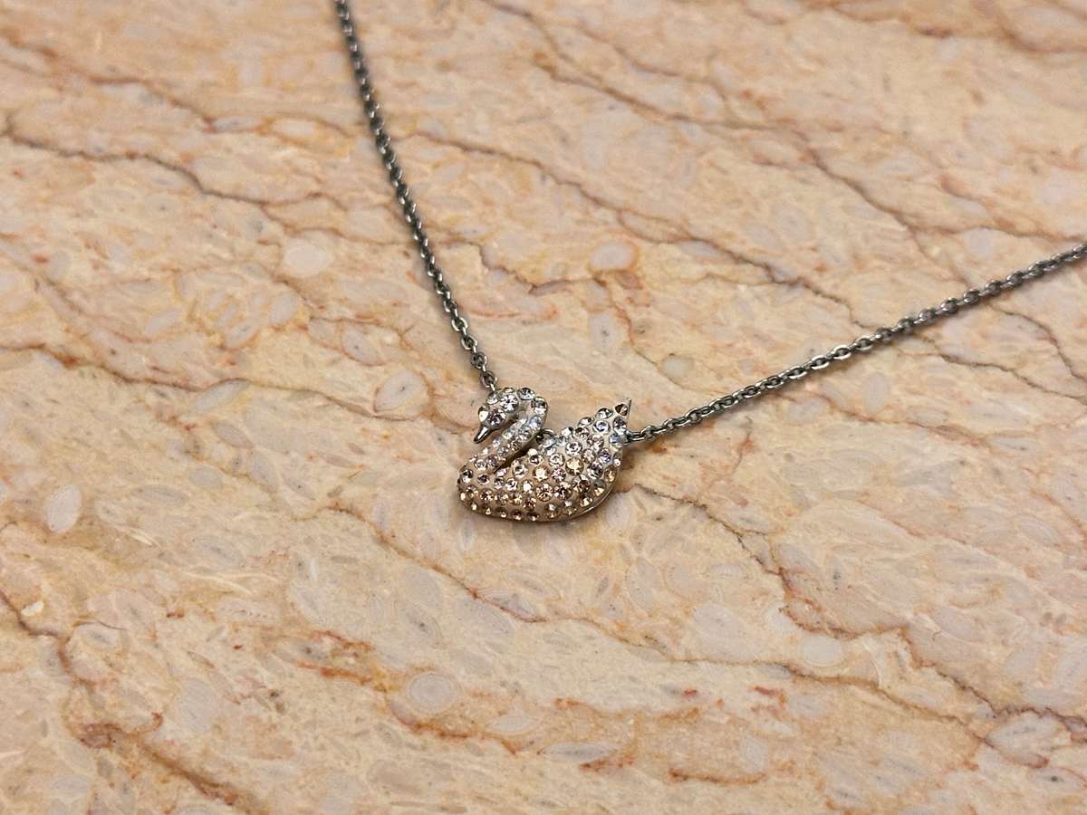 Swarovski Iconic Swan Statement Necklace