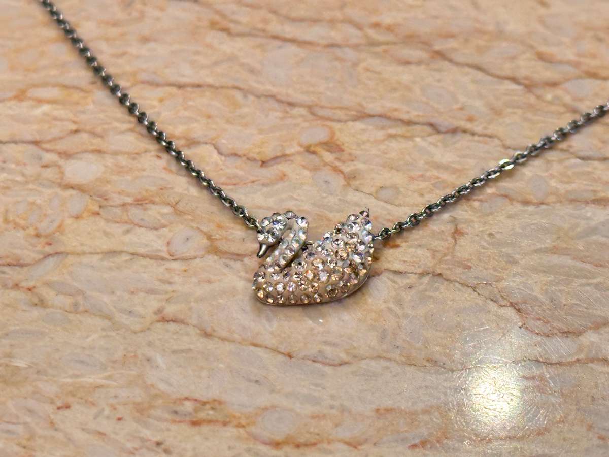 Swarovski Iconic Swan Statement Necklace