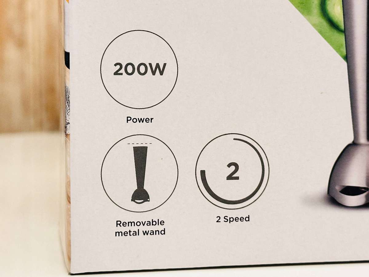 Kenwood Stainless Steel Electric Hand Blender with Original Box