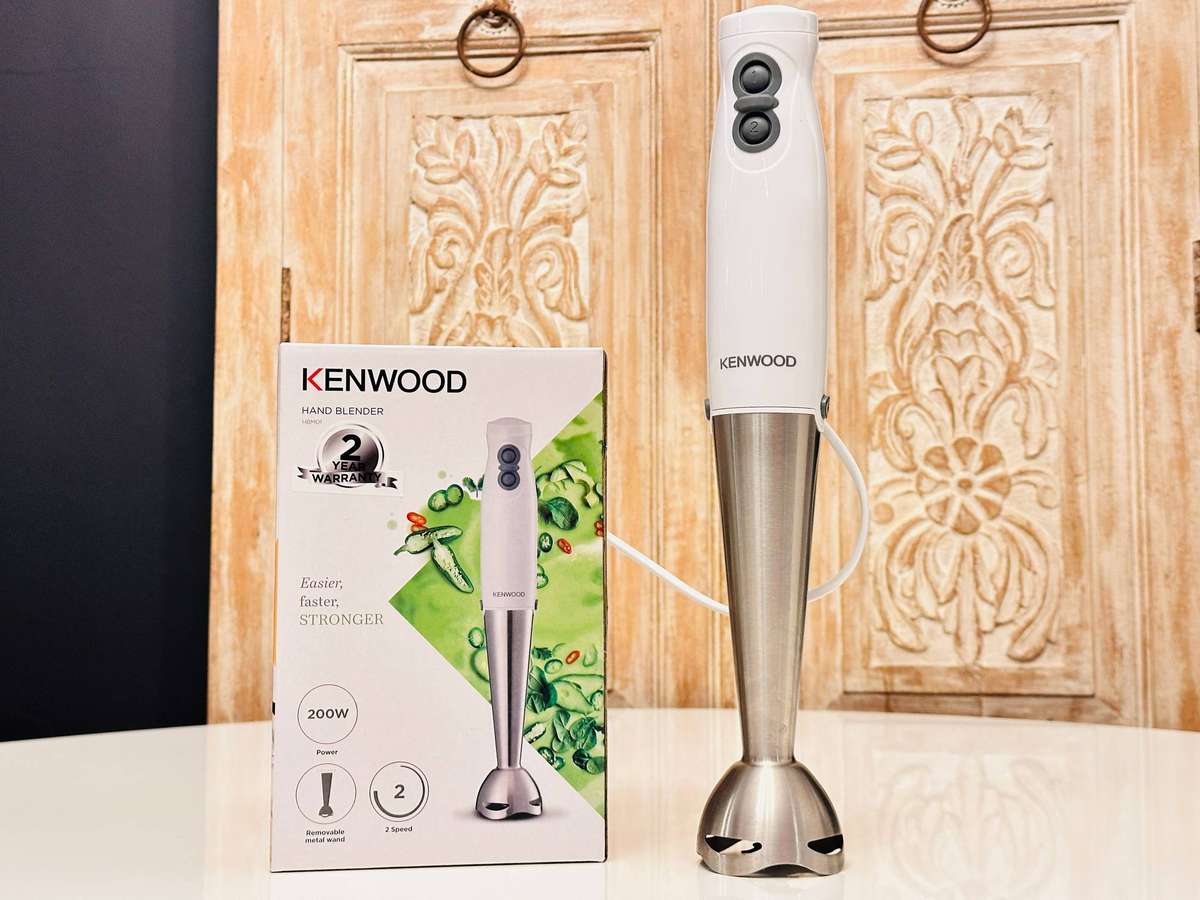 Kenwood Stainless Steel Electric Hand Blender with Original Box