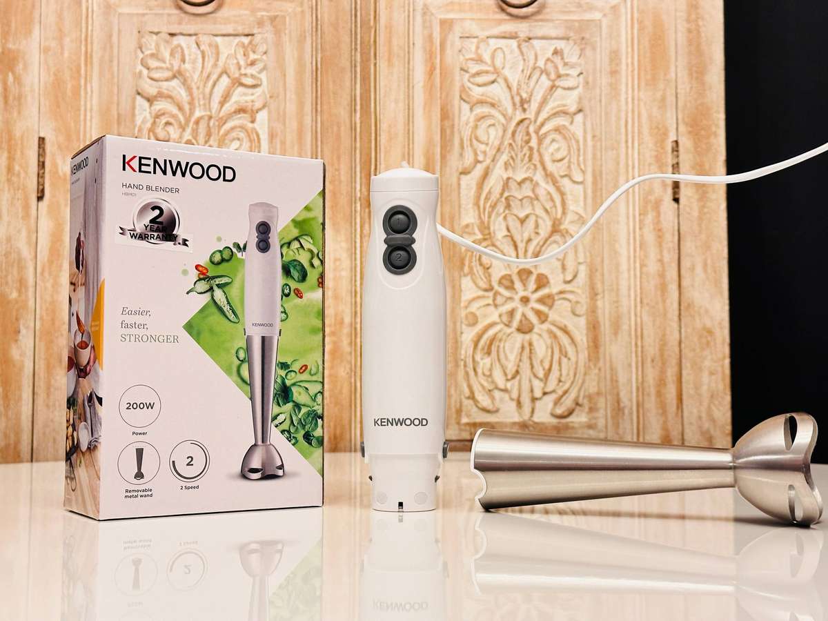 Kenwood Stainless Steel Electric Hand Blender with Original Box