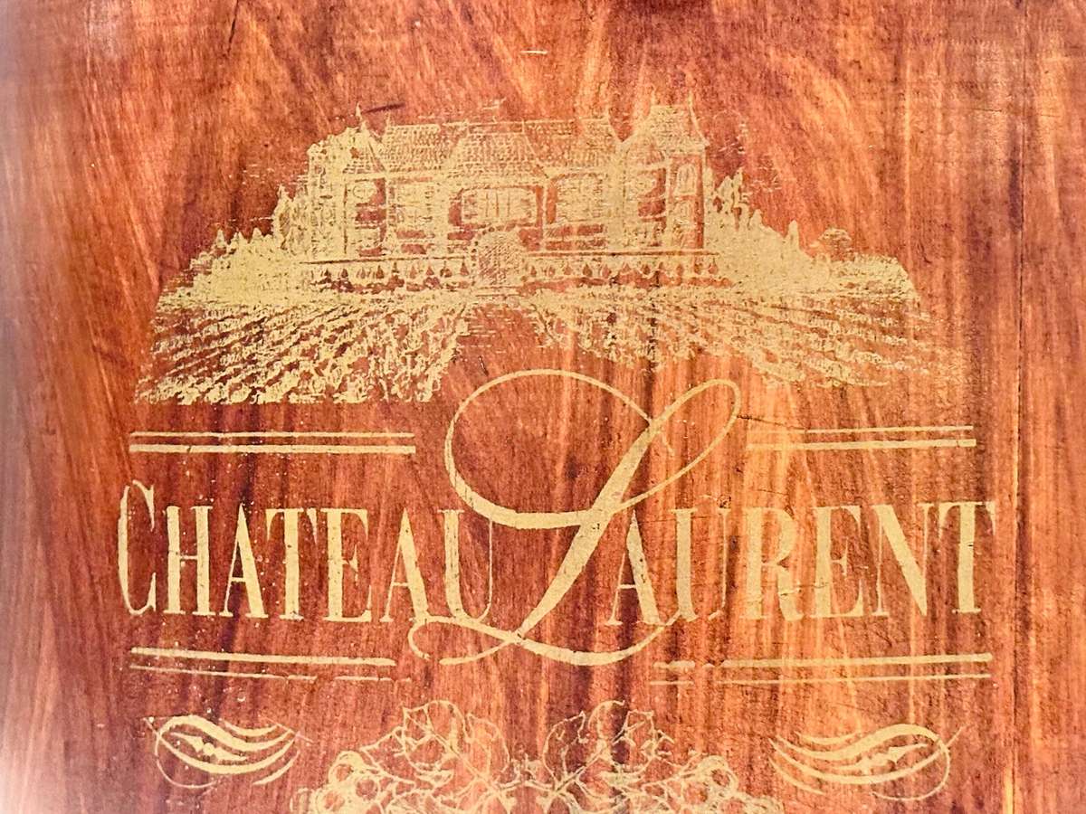 Vintage Large Wooden Chateau Laurent Statement Piece