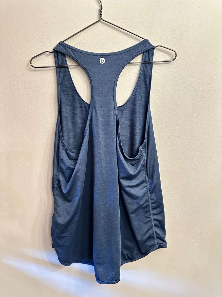 LADIES FITNESS BLUE TANK TOP WITH USN SHAKER COMBO SET