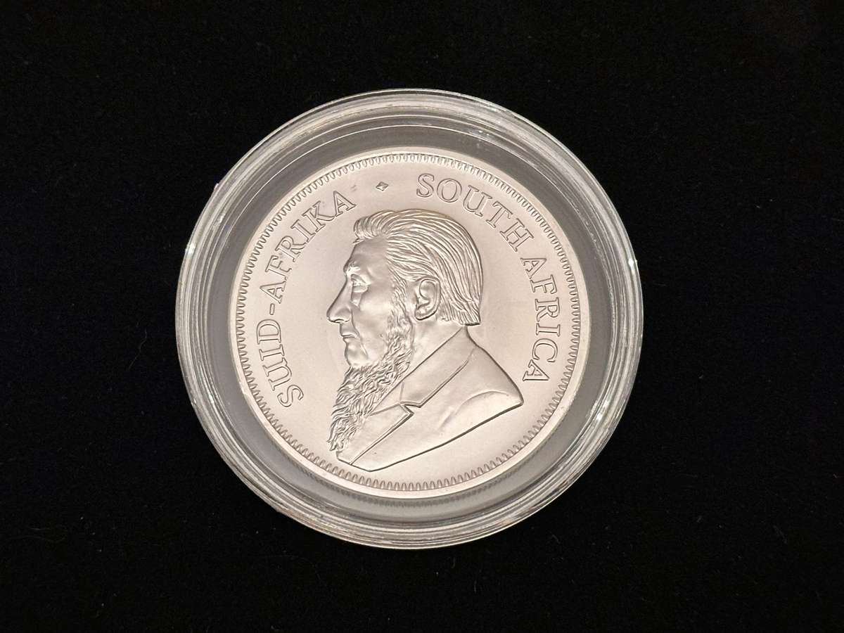 1x 2021 Silver KRUGERRAND in Capsule