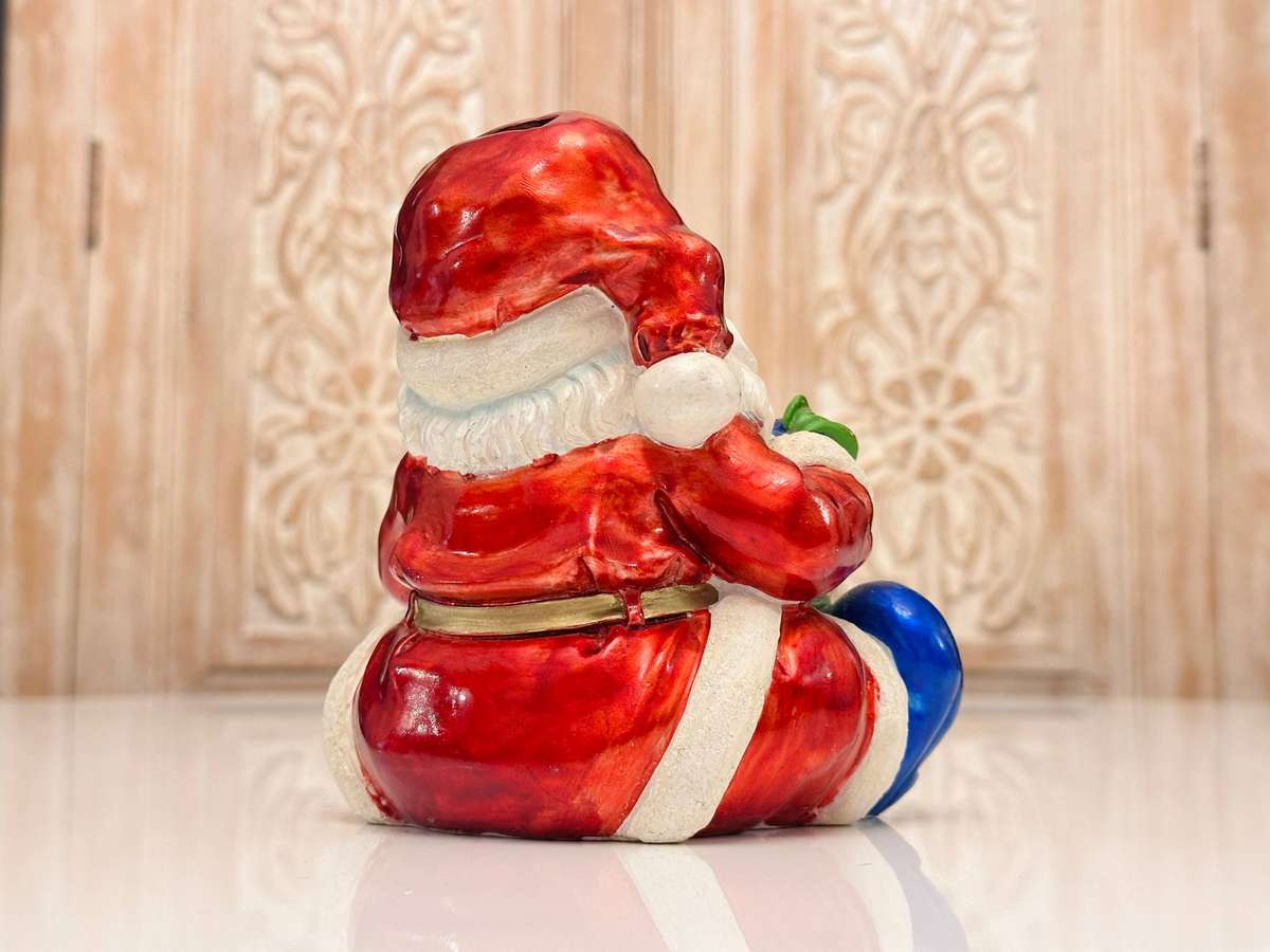 Noel Exclusive Collection Vintage Santa Money Box