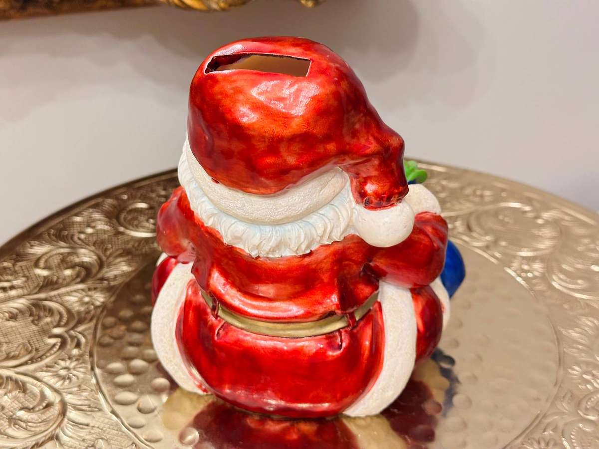 Noel Exclusive Collection Vintage Santa Money Box