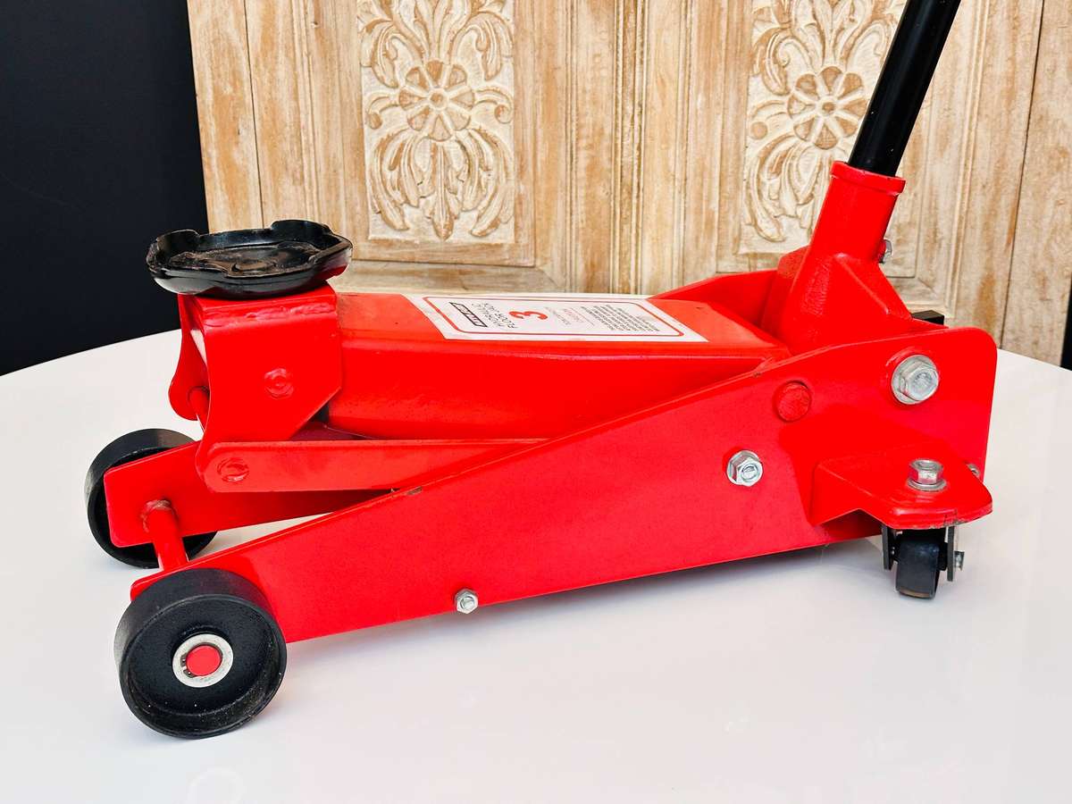 3 Ton Large Heavy Duty Adjustable Trolly Jack