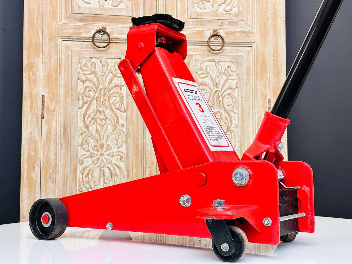 3 Ton Large Heavy Duty Adjustable Trolly Jack