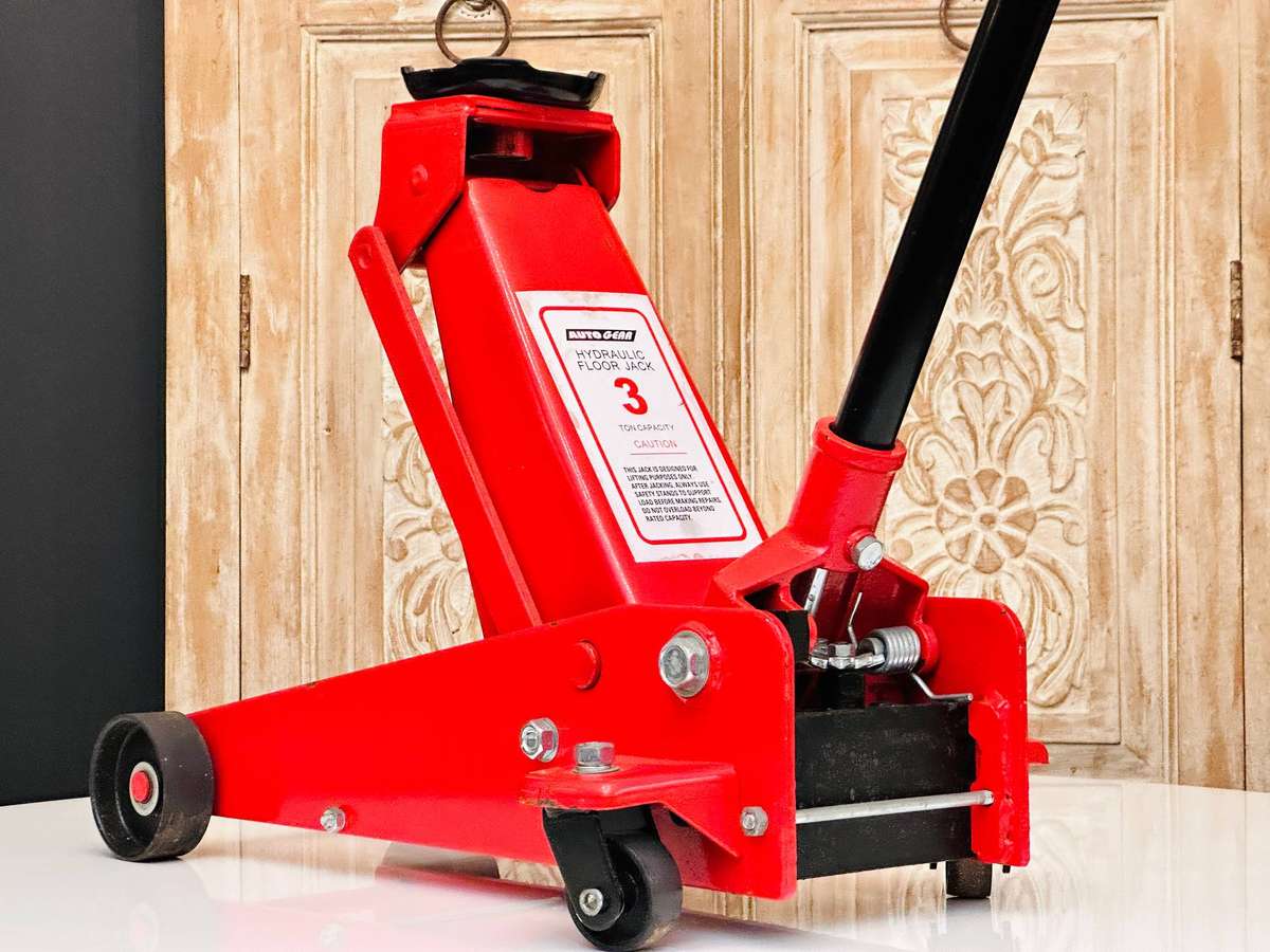 3 Ton Large Heavy Duty Adjustable Trolly Jack