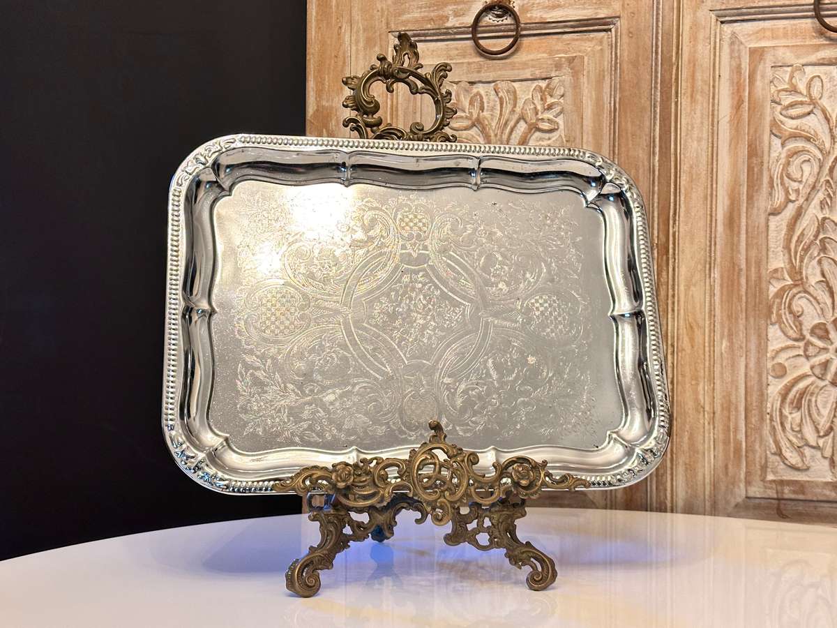 Exquisite Large Vintage Tray