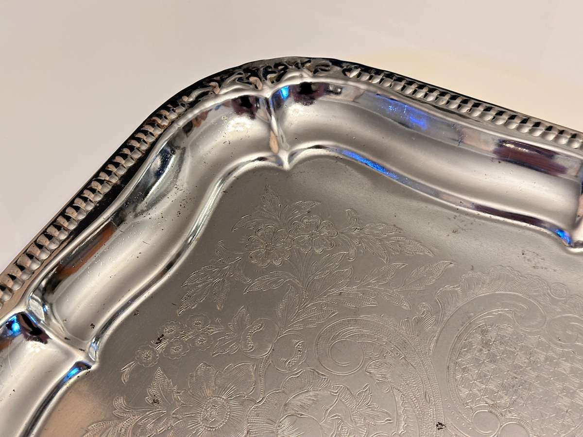 Exquisite Large Vintage Tray