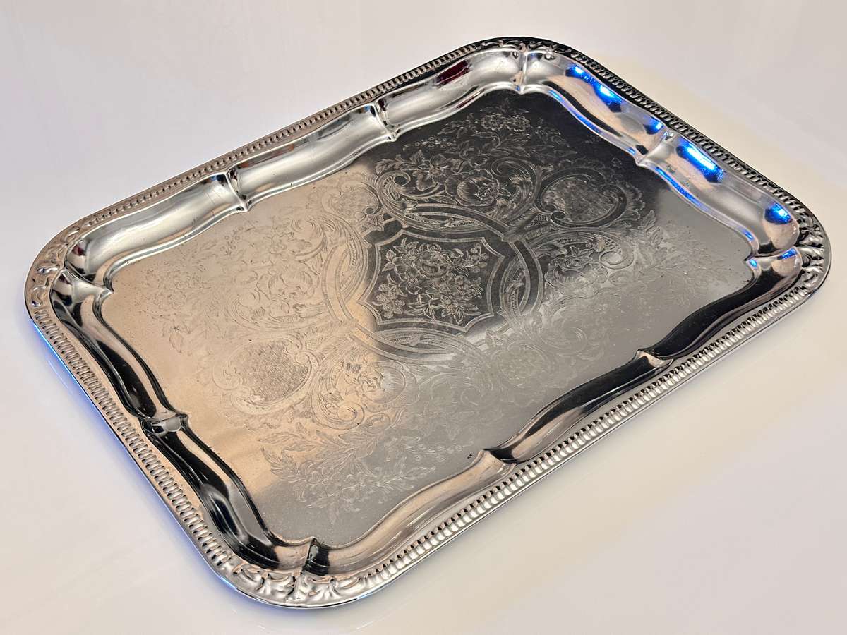 Exquisite Large Vintage Tray