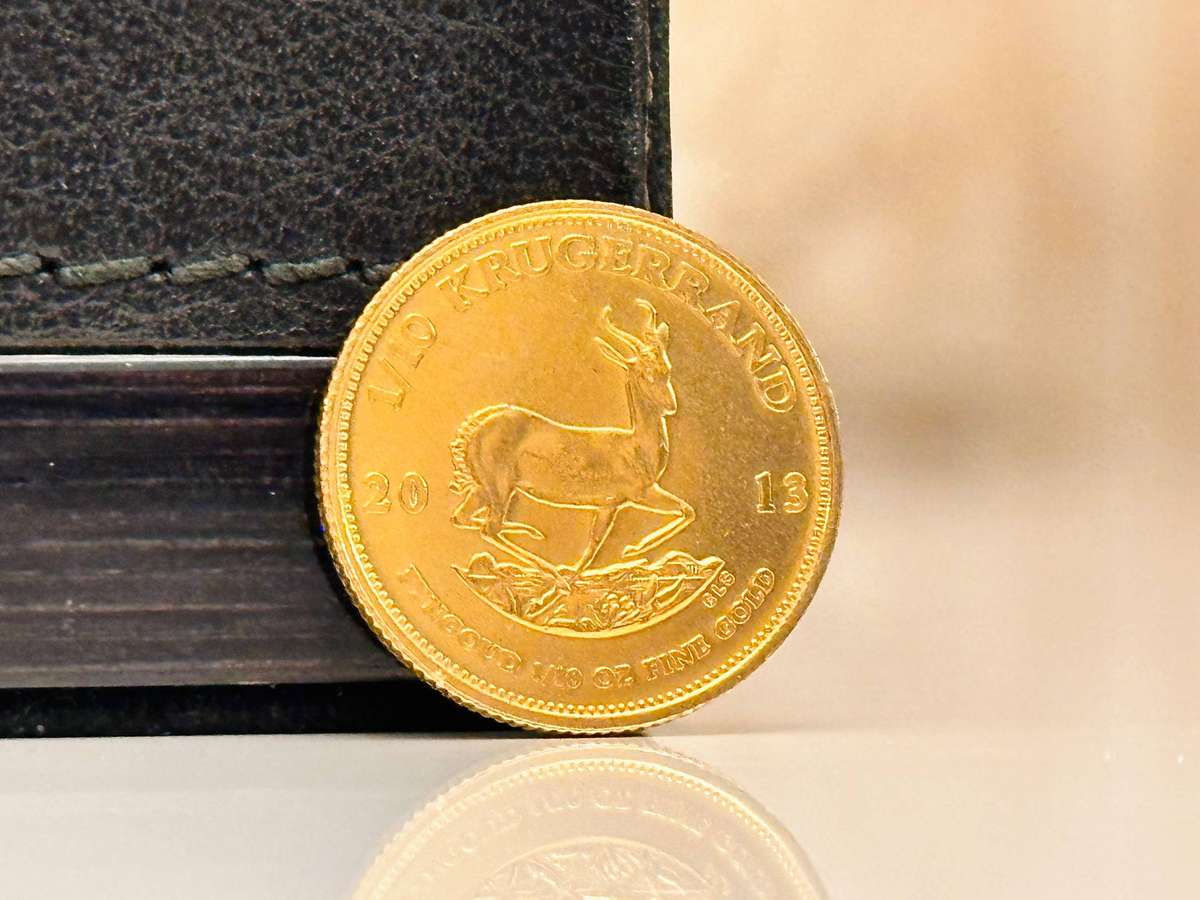 2013 Gold Krugerrand 1/10 oz with Box