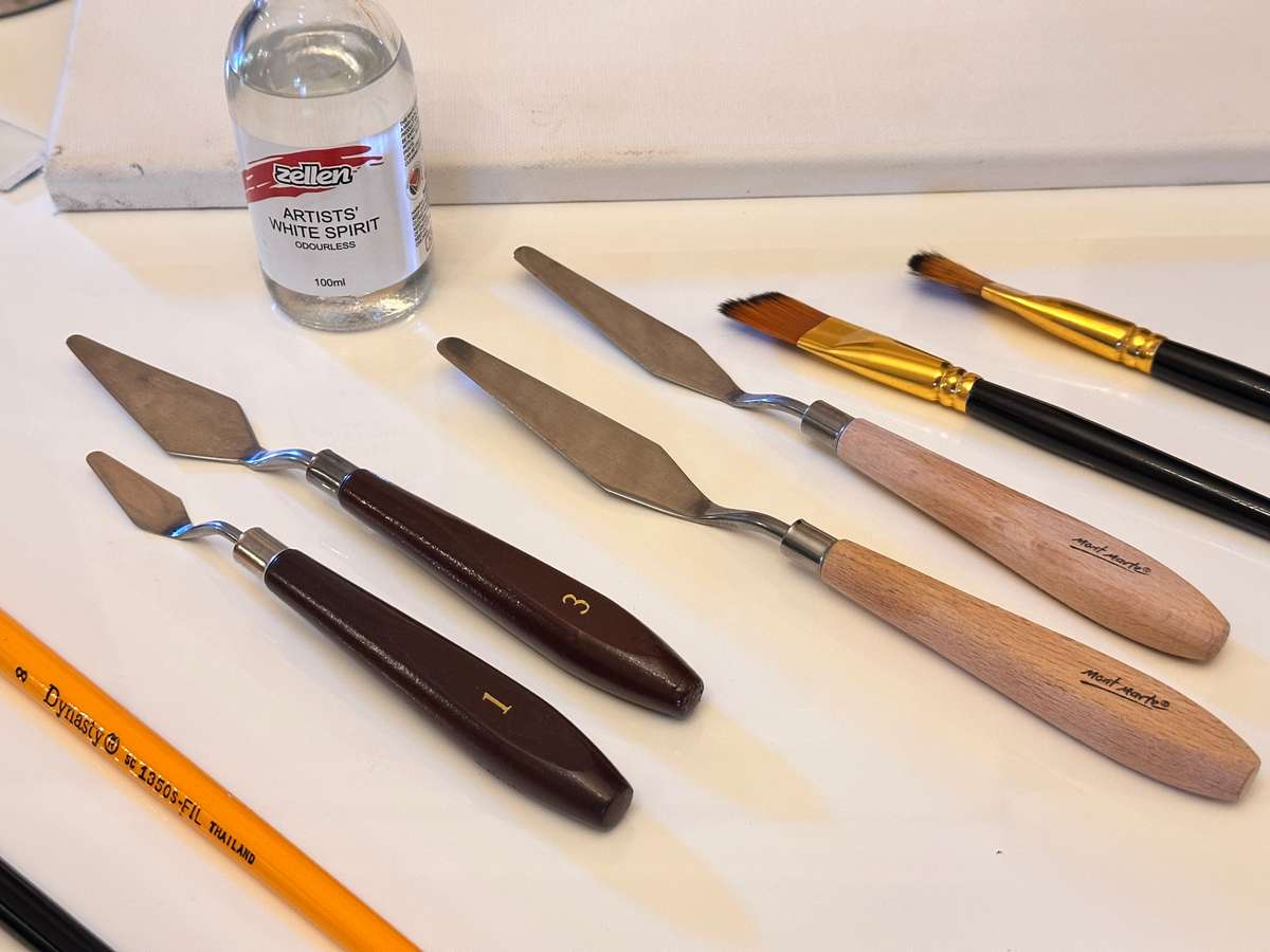 ART Selection Lot With Floor Standing Easel