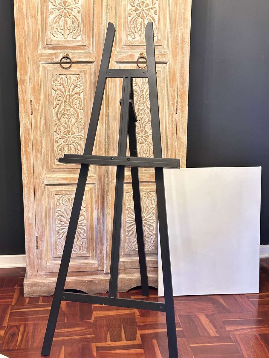 ART Selection Lot With Floor Standing Easel