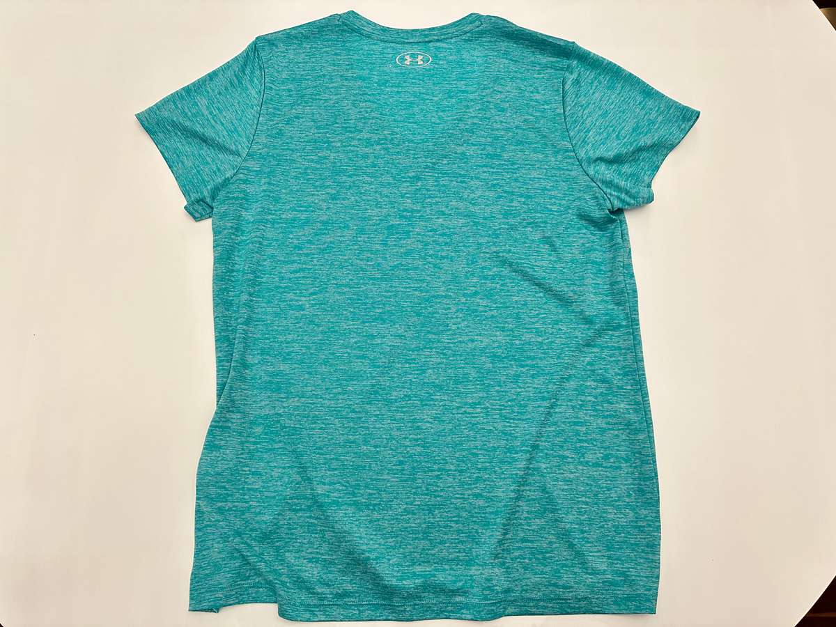 UNDER ARMOUR WOMENS UA TECH TWIST V NECK SHIRT