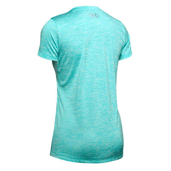 UNDER ARMOUR WOMENS UA TECH TWIST V NECK SHIRT