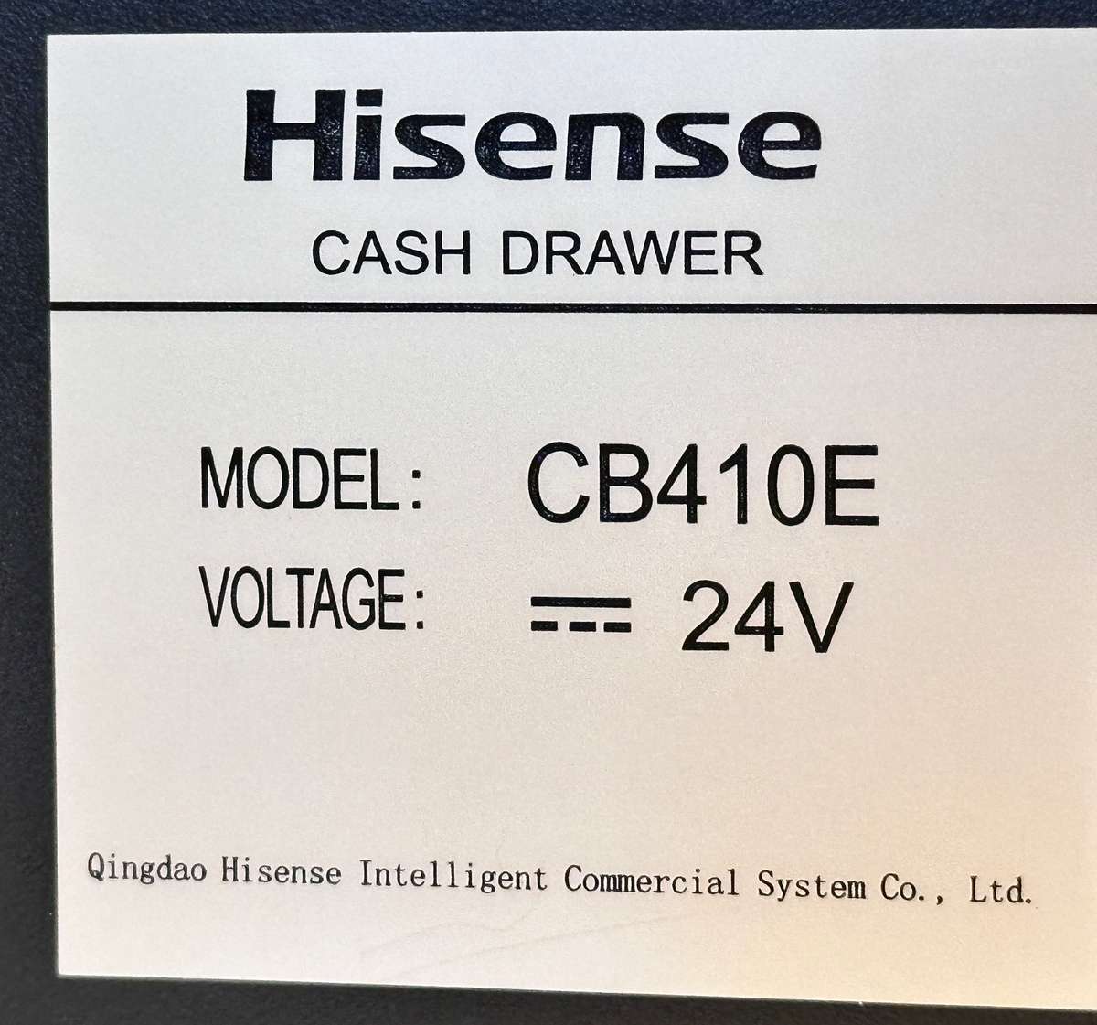 HISENSE Electronic Till Draw