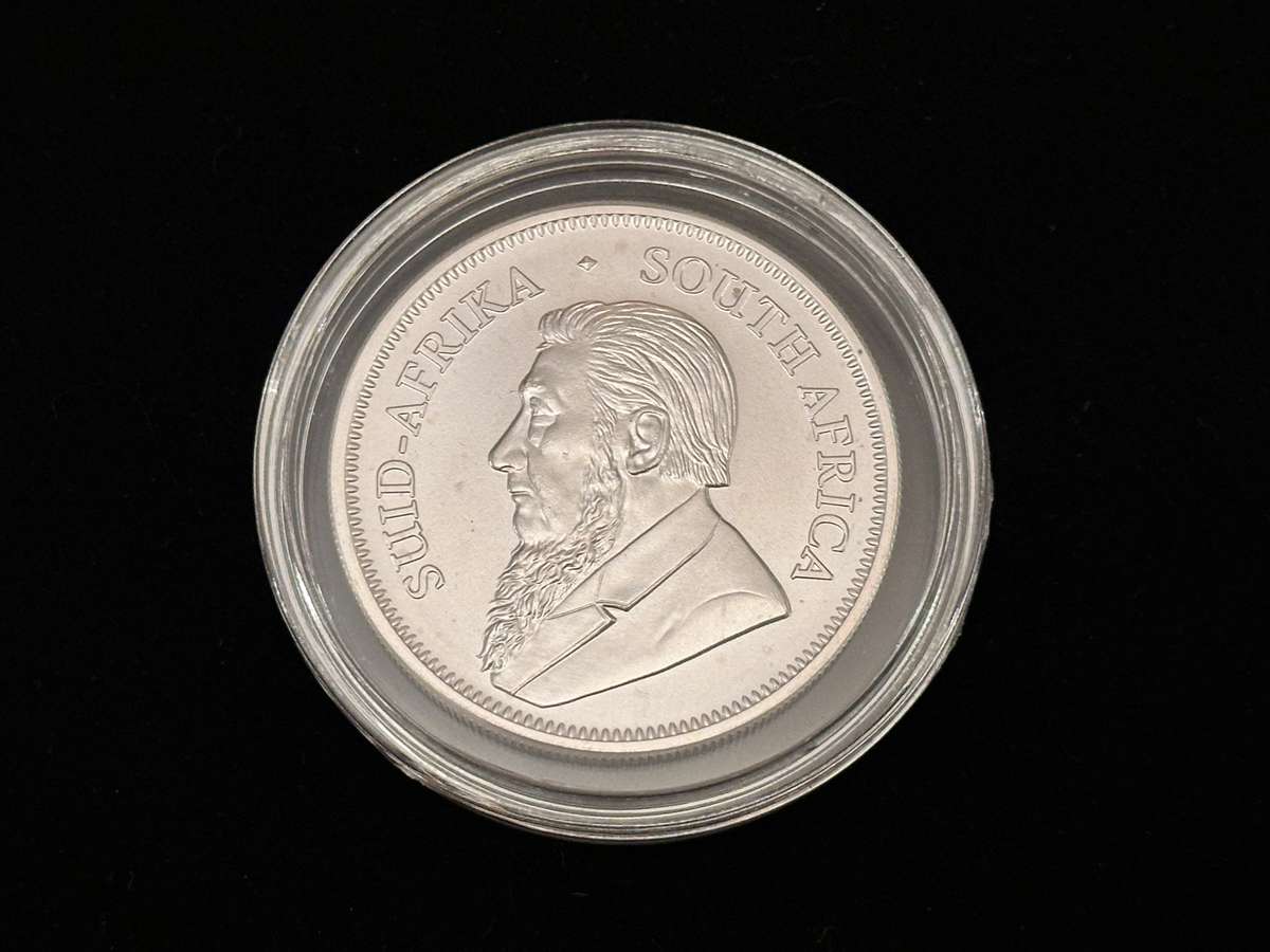 1x 2019 Silver KRUGERRAND in Capsule