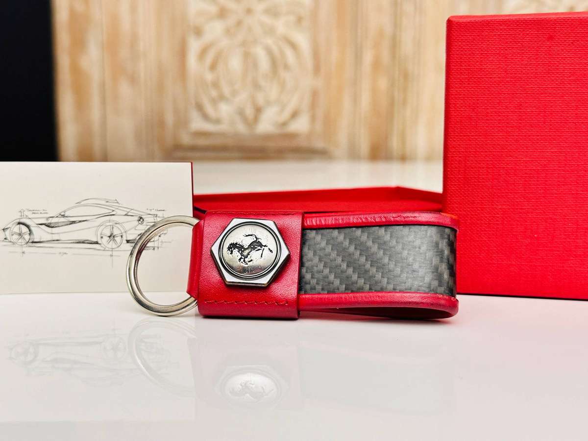 FERRARI Official Genuine Leather F12 Berlinetta Collectable - in Original Box