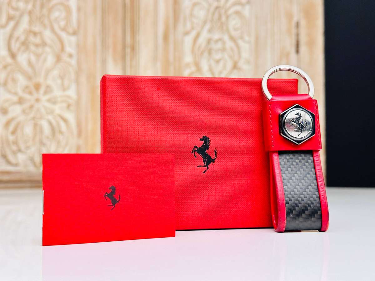 FERRARI Official Genuine Leather F12 Berlinetta Collectable - in Original Box