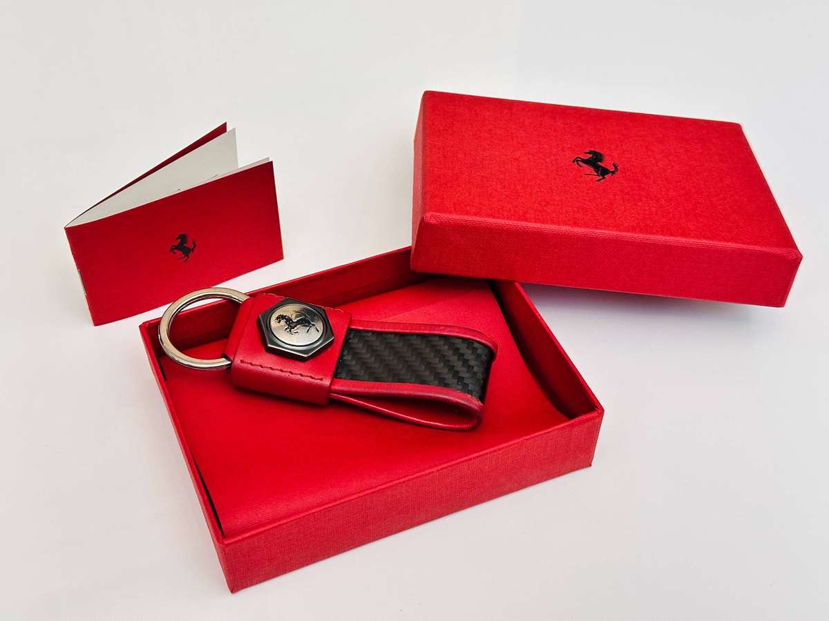 FERRARI Official Genuine Leather F12 Berlinetta Collectable - in Original Box