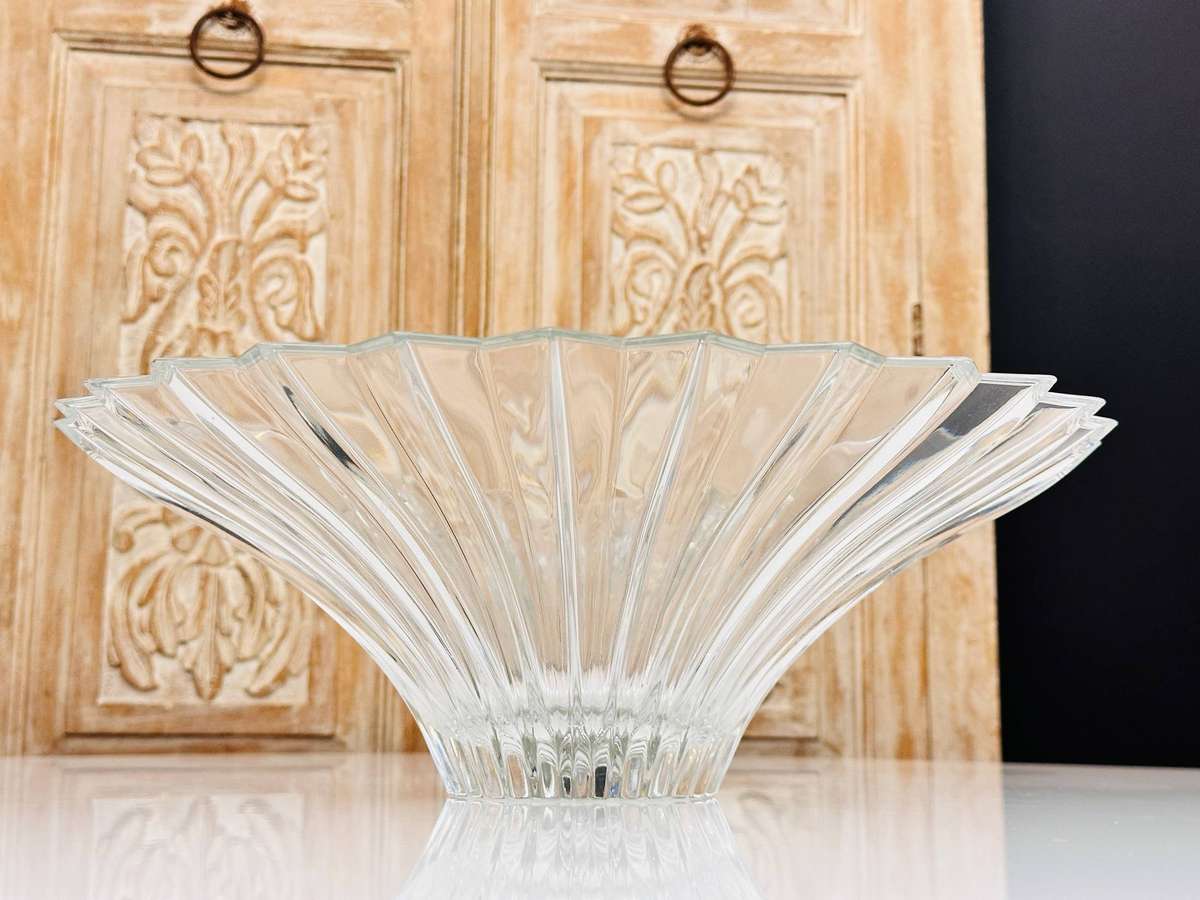 Large Bohemia Lead Crystal Signature Statement Piece