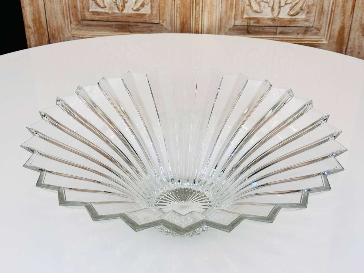 Large Bohemia Lead Crystal Signature Statement Piece