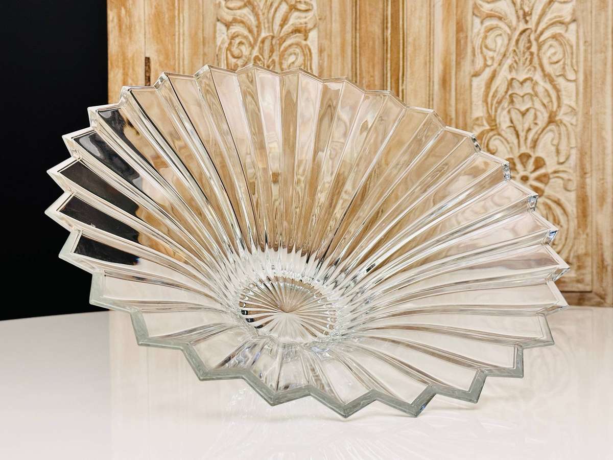 Large Bohemia Lead Crystal Signature Statement Piece