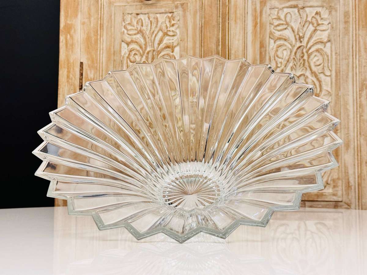 Large Bohemia Lead Crystal Signature Statement Piece